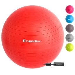 Minge aerobic inSPORTline Top Ball 75 cm din PVC rezistent, cu pompa