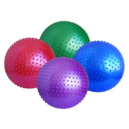 Minge de masaj SPORTMANN 55 cm din PVC rezistent, cu pompa inclusa