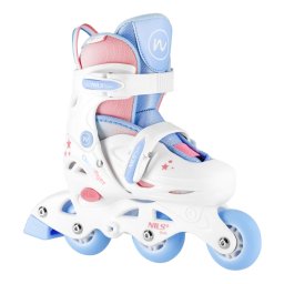 Role reglabile 3 în 1 pentru copii Nils Fun NJ1190, albe