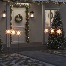 Lumini de Craciun cu varfuri LED 3 buc. alb 35 cm pliabil GartenMobel Dekor