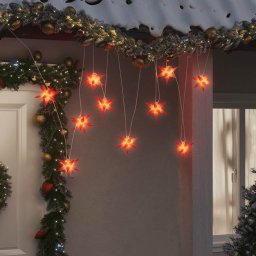 Lumina de Craciun 10 LED-uri rosu 10 cm GartenMobel Dekor