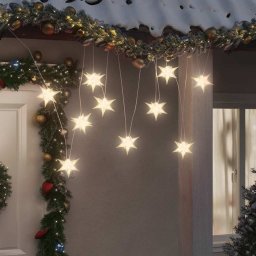 Lumina de Craciun 10 LED-uri alb 10 cm GartenMobel Dekor