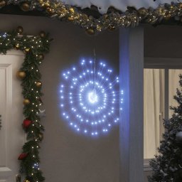 Lumini stelare de Craciun 140 LED-uri, 4 buc., alb rece, 17 cm GartenMobel Dekor