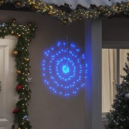 Lumina stelara de Craciun 140 LED-uri, 4 buc., albastru, 17 cm GartenMobel Dekor