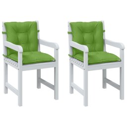 Perne scaun spatar scund 2 buc. melanj verde 100x50x7 cm textil GartenMobel Dekor
