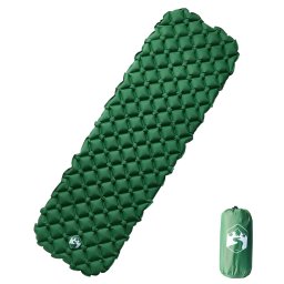 Saltea gonflabila de camping, 1 persoana, verde, 190x58x6 cm GartenMobel Dekor