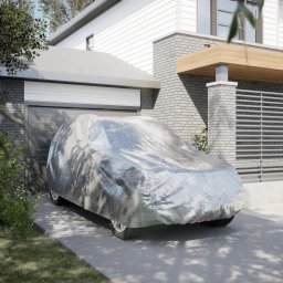 Husa auto pentru SUV, curele cu catarama, complet, argintiu XL GartenMobel Dekor