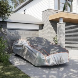 Husa auto de Sedan protectie grindina complet, gri/argintiu XXL GartenMobel Dekor