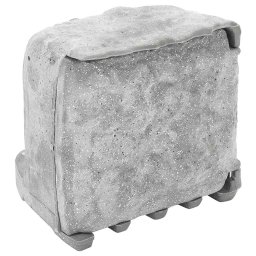 Priza exterior cu tarus/senzor lumina 4 cai, gri aspect piatra GartenMobel Dekor