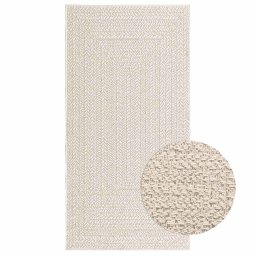 Covor „ZIZUR” crem aspect iuta pentru interior si exterior GartenMobel Dekor