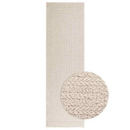 Covor „ZIZUR” crem aspect iuta pentru interior si exterior GartenMobel Dekor