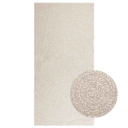 Covor „ZIZUR” crem aspect iuta pentru interior si exterior GartenMobel Dekor