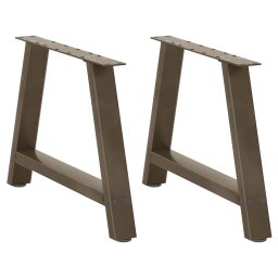 Picioare pentru masuta de cafea în forma de A, 2 buc., 60x(42-43) cm, otel GartenMobel Dekor