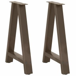 Picioare de masa în forma de A, 2 buc., 50x(72-73) cm, otel GartenMobel Dekor