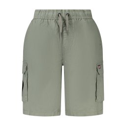 Pantaloni scurți Bermuda verzi cu buzunar pentru bărbați