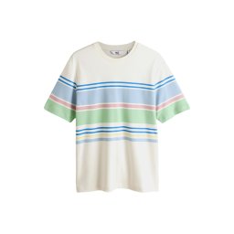 Next Tricou albastru / azuriu / galben pastel / verde deschis / roz / alb lână