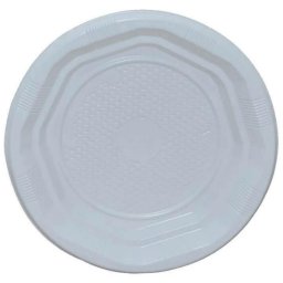 Farfurii plastic 17 cm, set 50 bucati, Safir