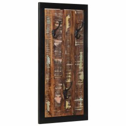 Raft pentru haine multicolor 40x2x80 cm Lemn masiv recuperat GartenMobel Dekor