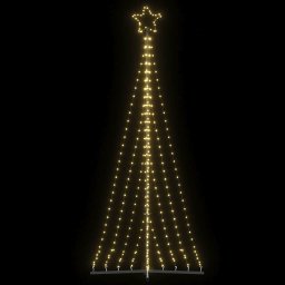 Pom de Craciun LED 447 LED-uri Alb Cald 250 cm GartenMobel Dekor