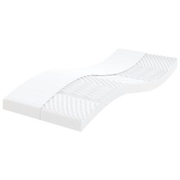 Saltea din spuma, alb, 100x220 cm, 7 zone, duritate 20 ILD GartenMobel Dekor