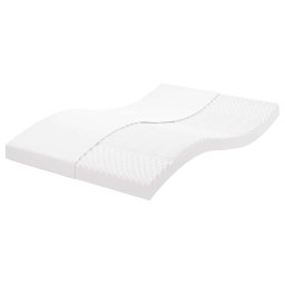 Saltea din spuma, alb, 140x220 cm, 7 zone, duritate 20 ILD GartenMobel Dekor