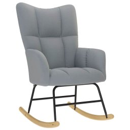 Scaun balansoar, gri deschis, material textil GartenMobel Dekor