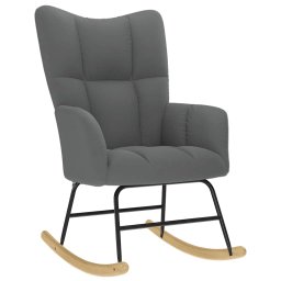 Scaun balansoar, gri închis, material textil GartenMobel Dekor