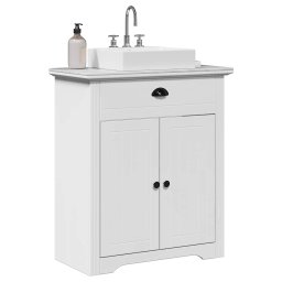 Dulap pentru chiuveta de baie „BODO” Alb 70x35x80 cm GartenMobel Dekor