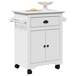 Carucior de bucatarie „BODO” Alb 72x45x80 cm GartenMobel Dekor