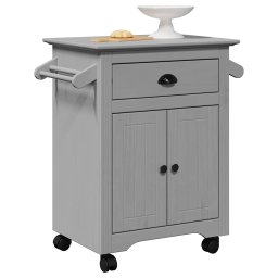 Carucior de bucatarie „BODO” gri 72x45x80 cm GartenMobel Dekor
