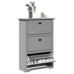 Suport pantofi „BODO” gri 80x35x118 cm GartenMobel Dekor