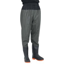 Pantaloni cu talie înalta cu cizme, verde închis, marimea 44 GartenMobel Dekor