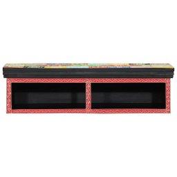 Cabinet TV cu raft Multicolour 80 x 30 x 22 cm Lemn compozit GartenMobel Dekor