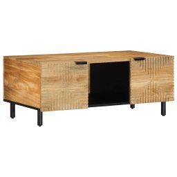 Masuta cafea maro 100x54x40 cm lemn masiv de mango GartenMobel Dekor