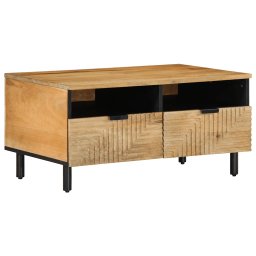 Masuta cafea maro 80x54x40 cm lemn masiv de mango GartenMobel Dekor