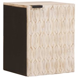 Dulap Suspendat pentru Baie cu raft cu usa Alb 38 x 33 x 48 cm GartenMobel Dekor