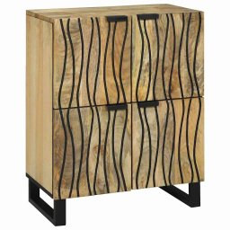 Bufet Maro 60 x 33 x 75 cm Lemn masiv de mango GartenMobel Dekor