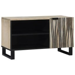 Unitati TV Alb 80 x 33 x 46 cm Lemn compozit GartenMobel Dekor