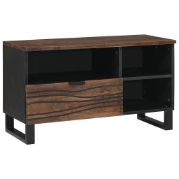 Unitati TV cu sertar castan 80 x 33 x 46 cm Lemn compozit GartenMobel Dekor