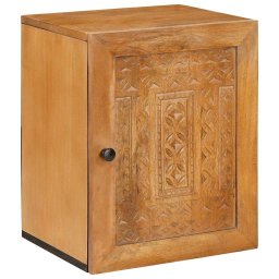 Dulap de Baie cu usa Maro deschis 38 x 33 x 48 cm Lemn compozit GartenMobel Dekor