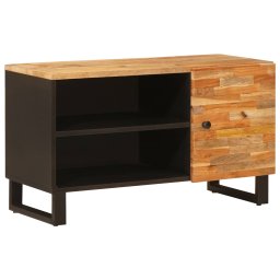 Cabinet TV cu raft Maro 80 x 33 x 46 cm Lemn de mango solid GartenMobel Dekor
