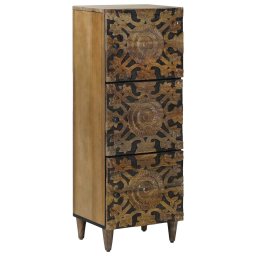Sifonier Inalt Maro 40 x 33,5 x 110 cm Lemn de mango solid GartenMobel Dekor