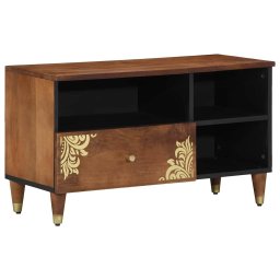 Cabinet TV Maro miere 80 x 33 x 46 cm Lemn de mango solid GartenMobel Dekor