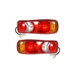 Set lampi stop stanga/dreapta pentru remorca si camion, 5 functii, 12V/24V
