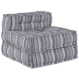 Unitate de canapea modulara Imprimare Gri 70 x 70 x 56 cm GartenMobel Dekor