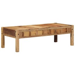 Masa de cafea Maro 110 x 54 x 35 cm Lemn recuperat masiv GartenMobel Dekor