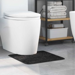 Covor baie WC antiderapant gri, 50x50 cm, baza latex