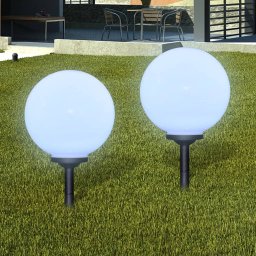 Lampi de exterior pentru alei LED 2 buc. 30 cm, cu tarus de sol GartenMobel Dekor