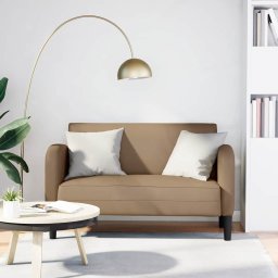 Canapea cu doua paturi Cappuccino 110 cm piele artificiala GartenMobel Dekor
