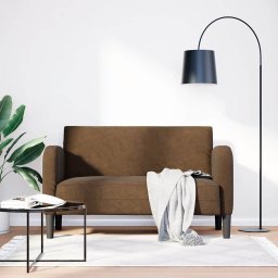 Canapea lovesea maro 110 cm piele artificiala GartenMobel Dekor